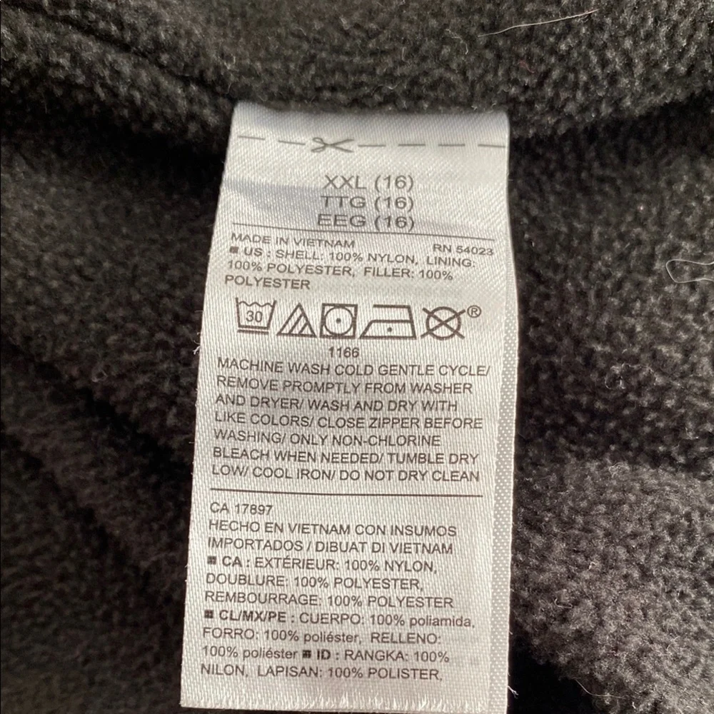 Old Navy Black Puffer Jacket Quilted Insulated